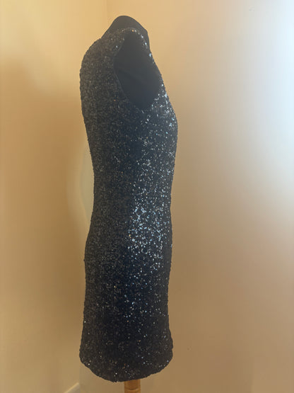 Soky & Soka Black Sequin Sleeveless Cocktail Dress – Preloved