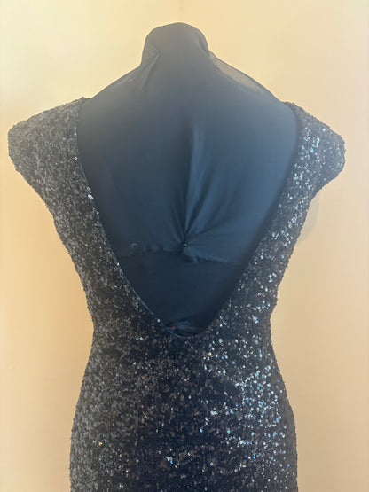 Soky & Soka Black Sequin Sleeveless Cocktail Dress – Preloved