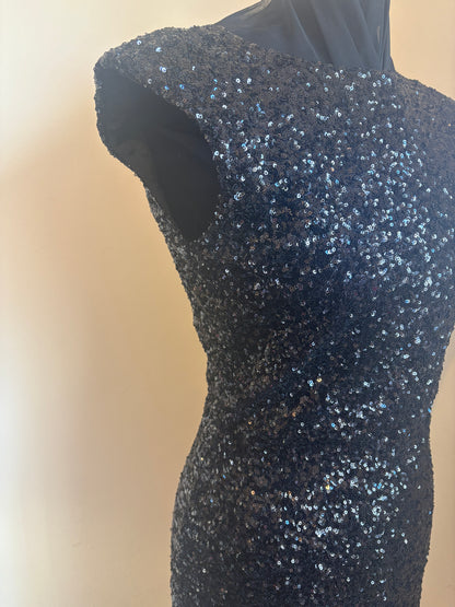 Soky & Soka Black Sequin Sleeveless Cocktail Dress – Preloved