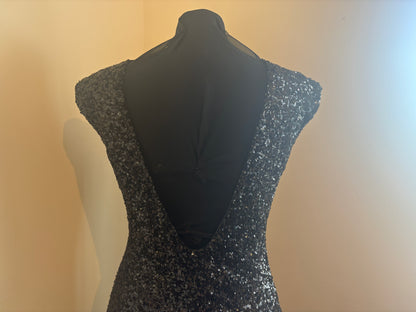 Soky & Soka Black Sequin Sleeveless Cocktail Dress – Preloved