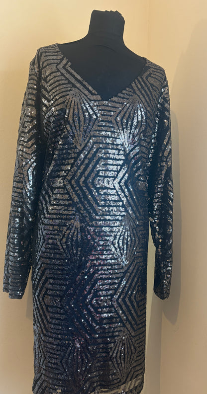 City Chic ‘Bright Lights’ Sequin Dress