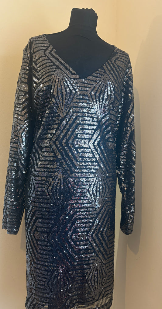 City Chic ‘Bright Lights’ Sequin Dress