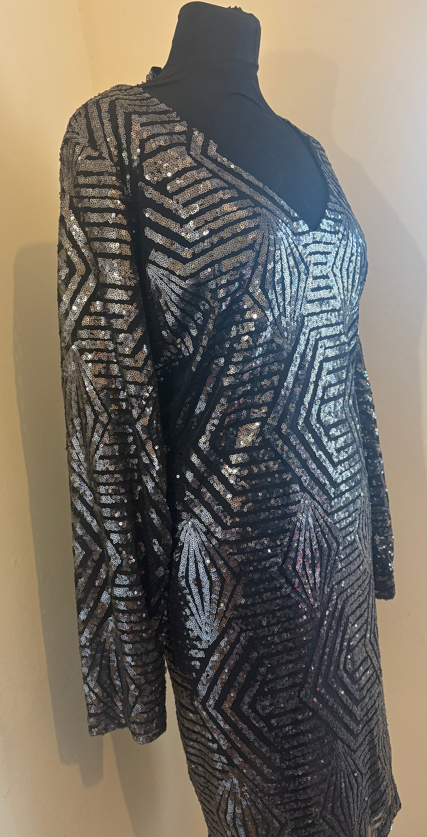 City Chic ‘Bright Lights’ Sequin Dress