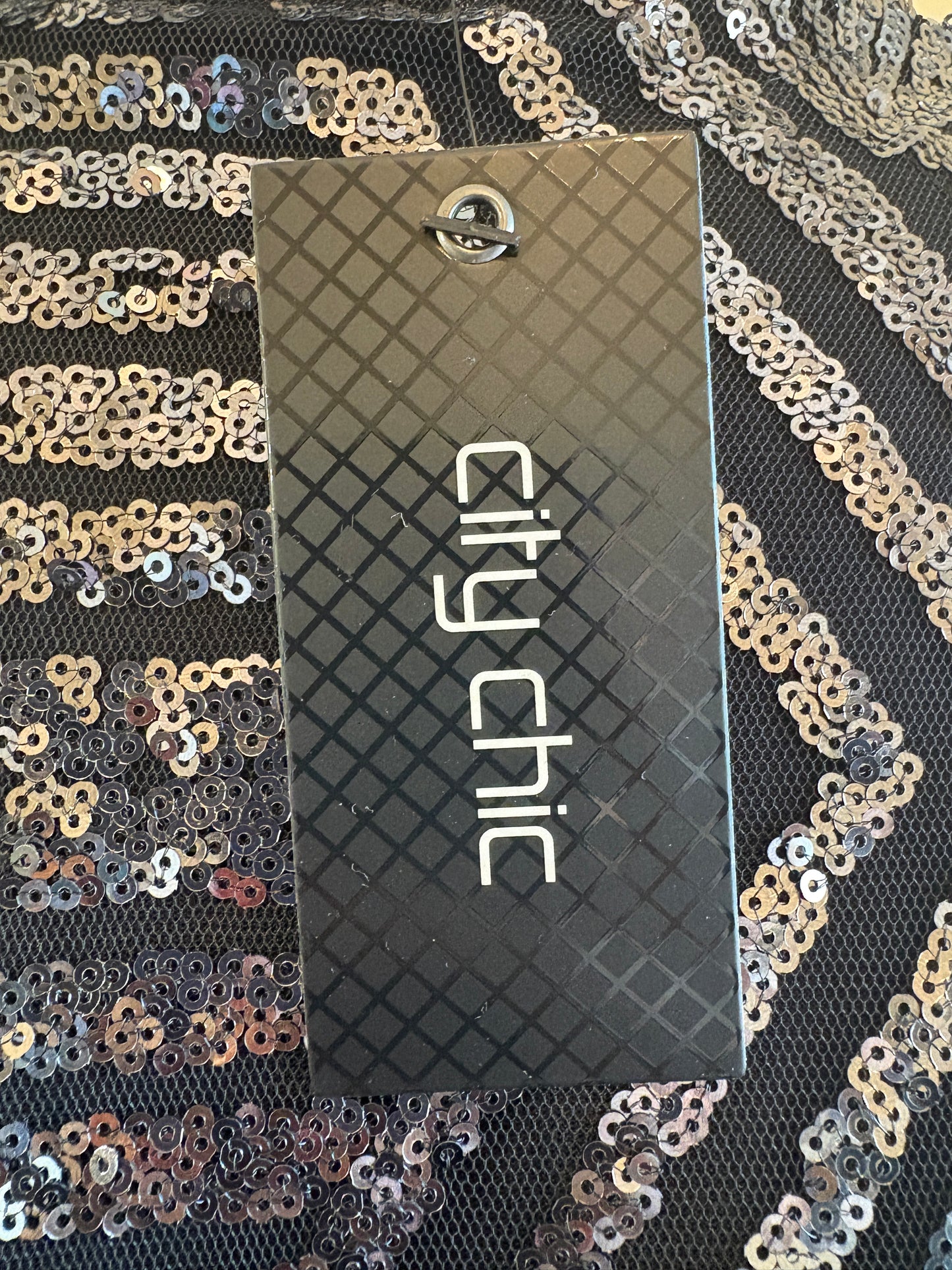 City Chic ‘Bright Lights’ Sequin Dress