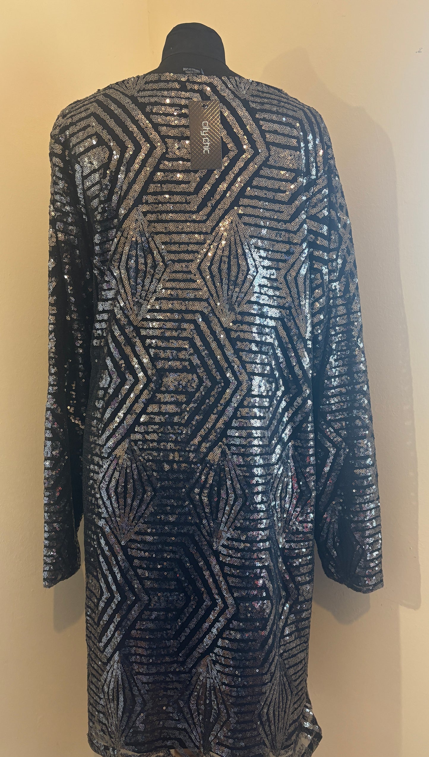 City Chic ‘Bright Lights’ Sequin Dress