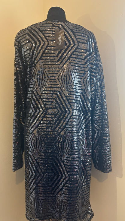 City Chic ‘Bright Lights’ Sequin Dress