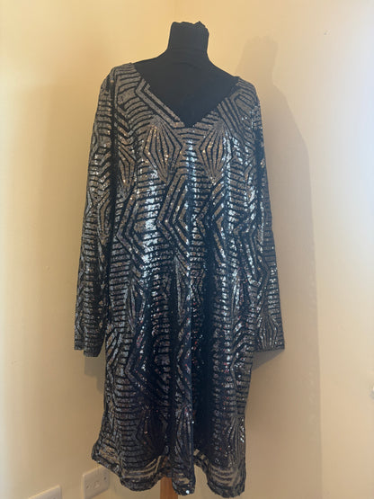 City Chic ‘Bright Lights’ Sequin Dress