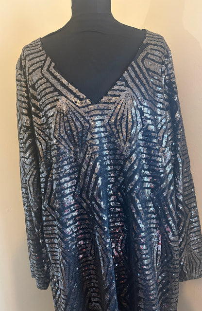 City Chic ‘Bright Lights’ Sequin Dress