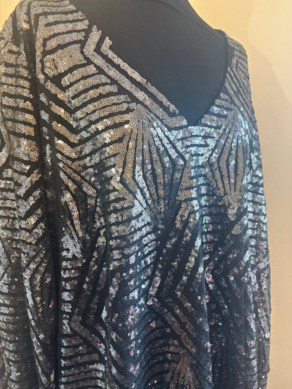 City Chic ‘Bright Lights’ Sequin Dress