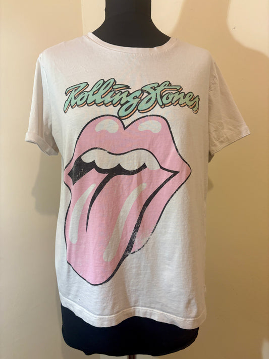 Rolling Stones Pastel Graphic Tee — Preloved